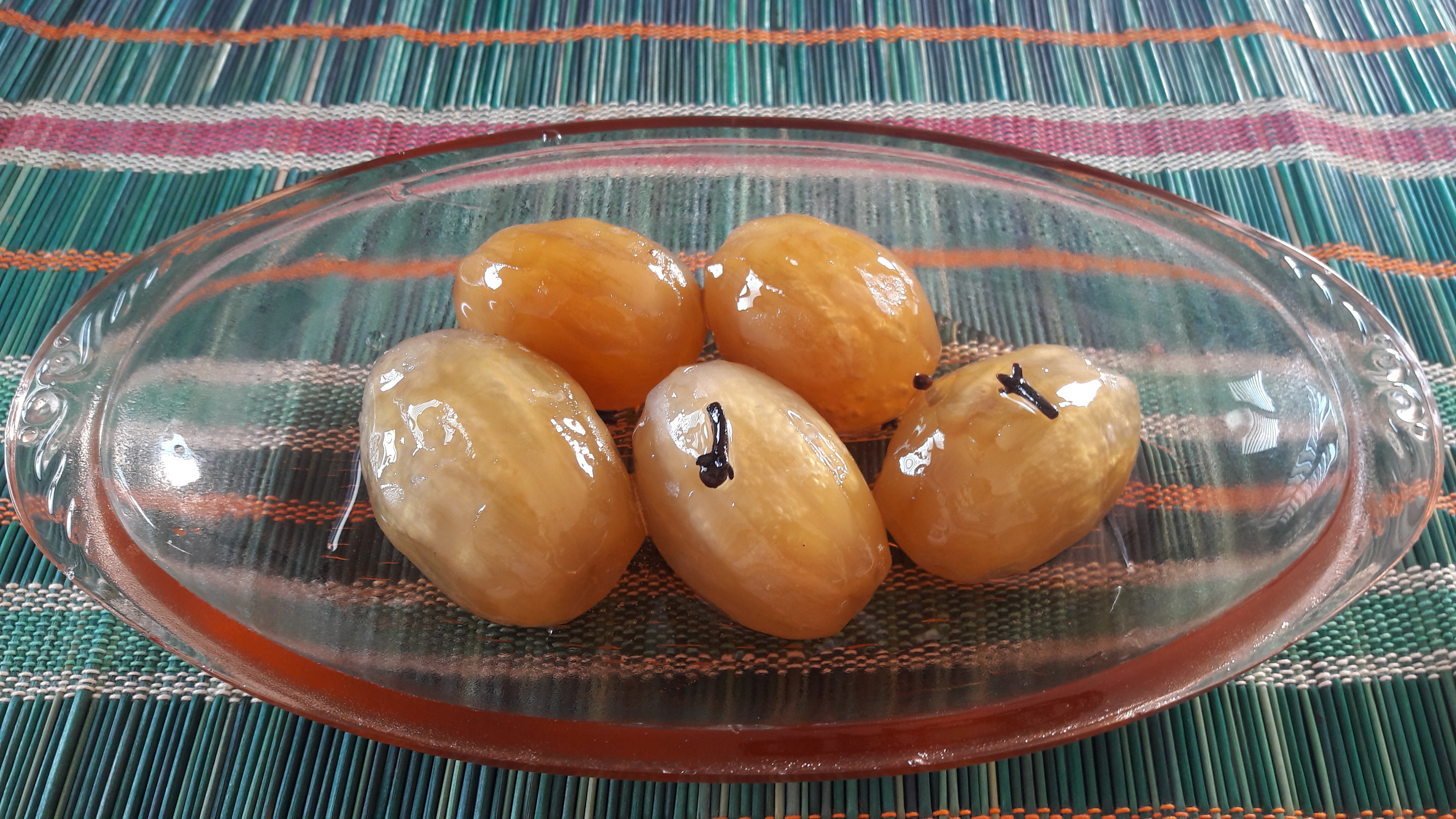 Candied Eggplants in Syrup