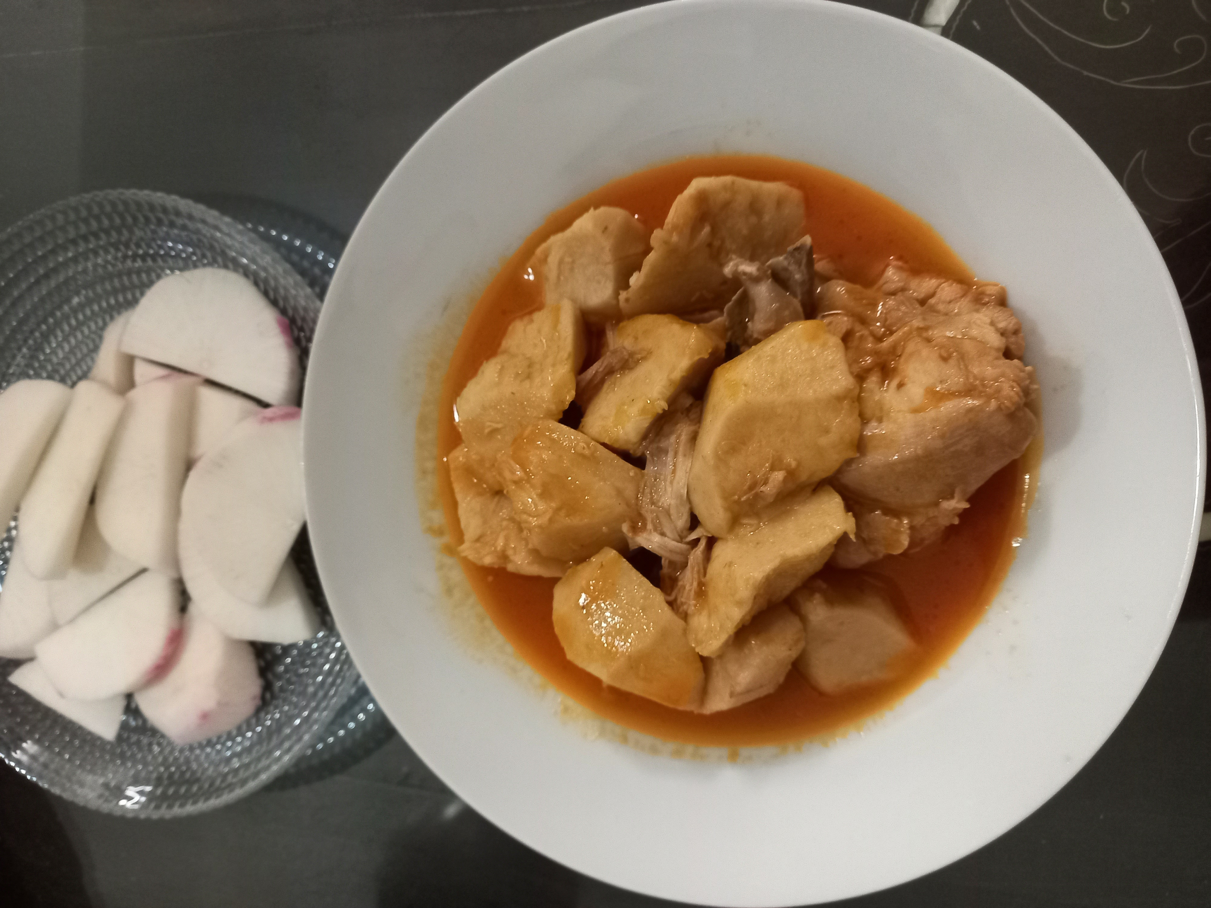 Chicken Kolokas (Taro)